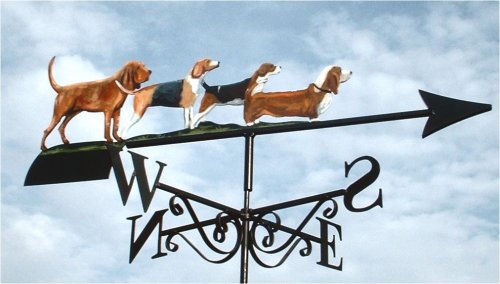 Hunting Dogs Artist Painted