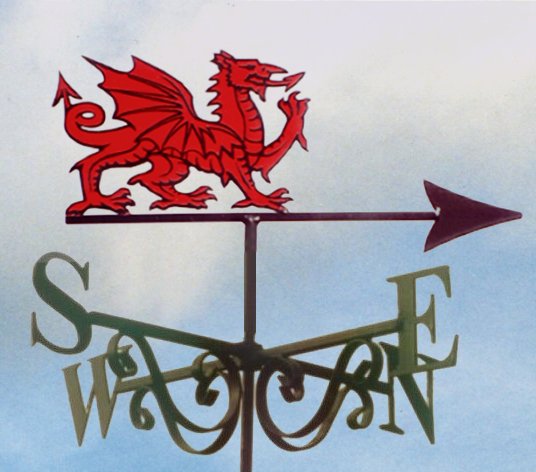 Welsh Dragon Artist Painted