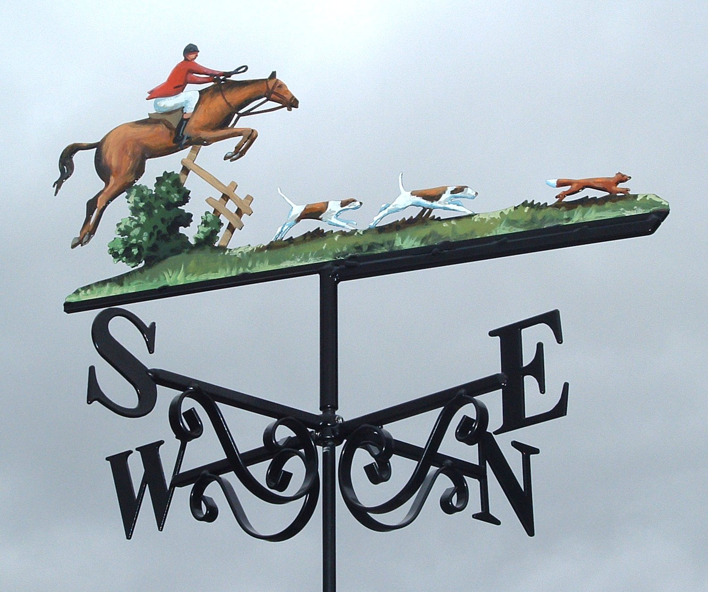 Hunt Scene Artist Painted