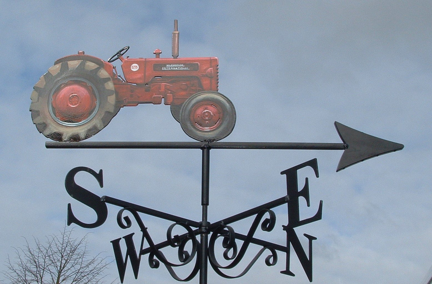 International b275 tractor hand painted vane