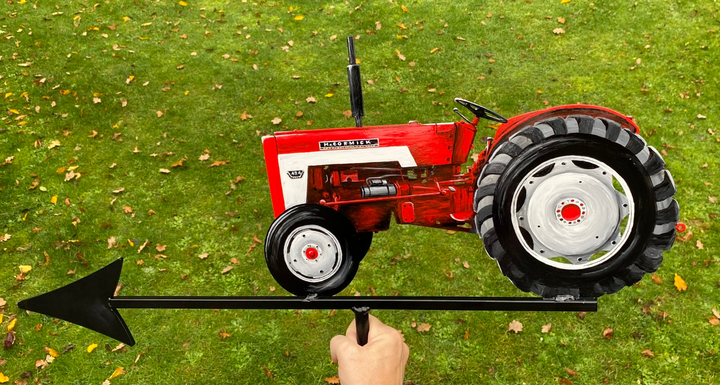 Hand painted tractor red McCormick 434