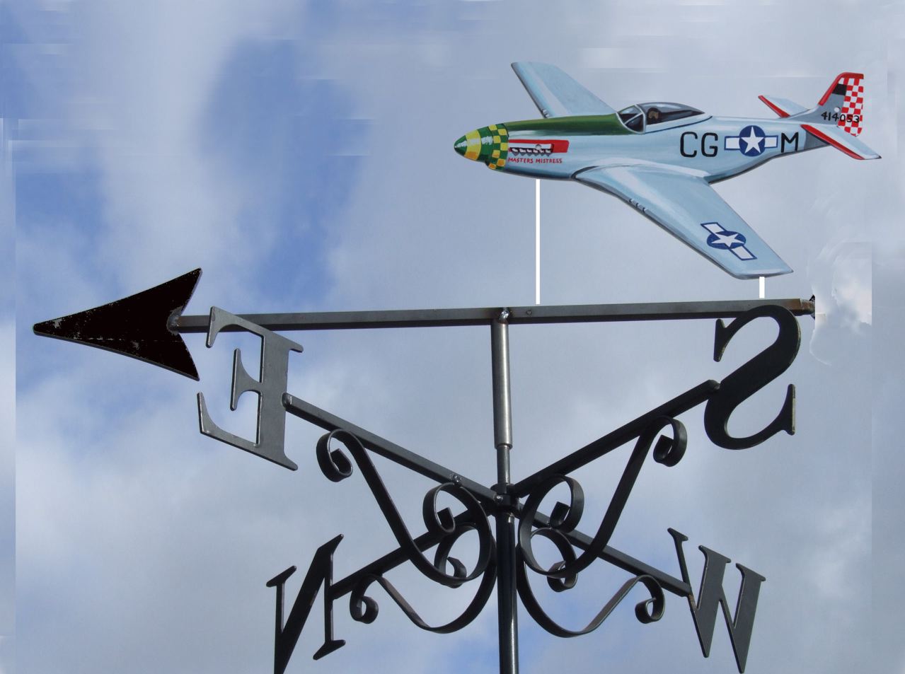 Mustang P51 Masters Mistress Artist Painted