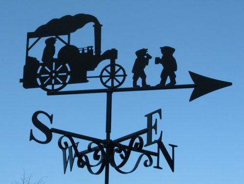 Traction Engine with Men