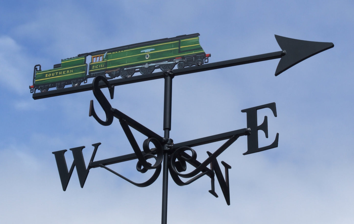 Souther Winston Churchill locomotive train weathervane