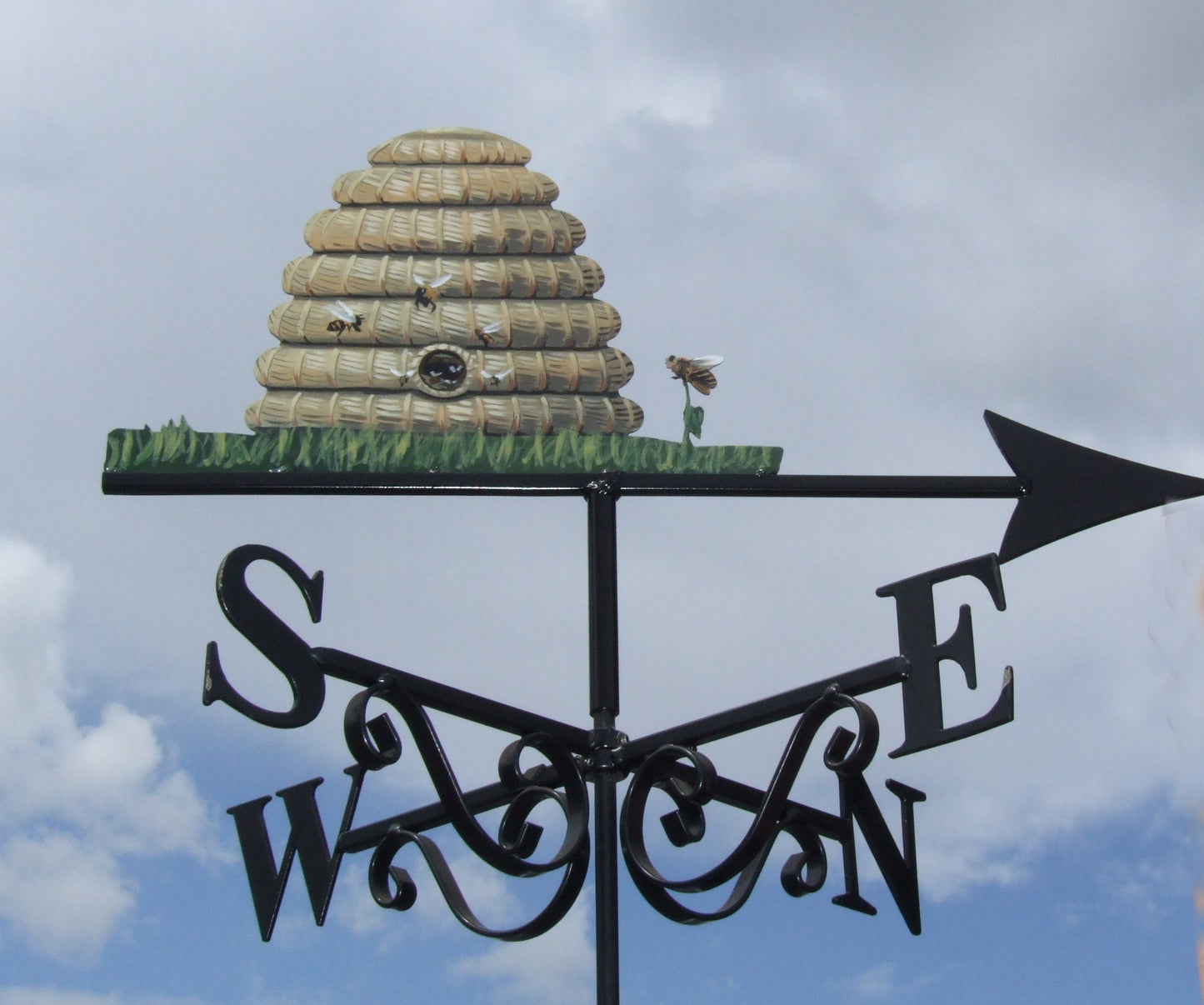 Beehive with Bee Artist Painted