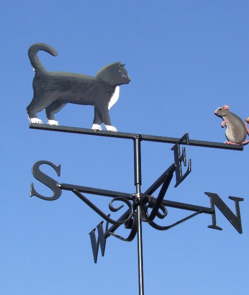 Larry Cat and Mouse Artist Painted