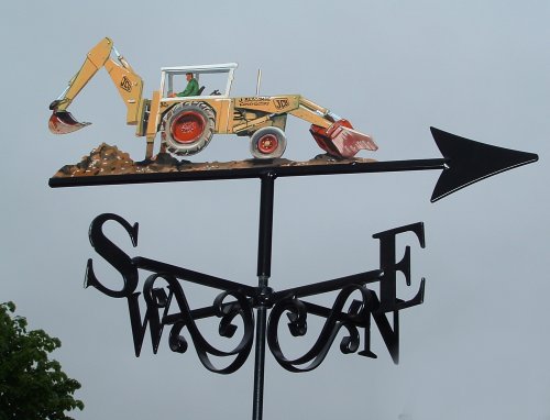 Digger Excavator Artist Painted