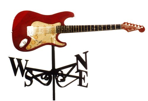Fender Electric Guitar Red Natural Artist Painted