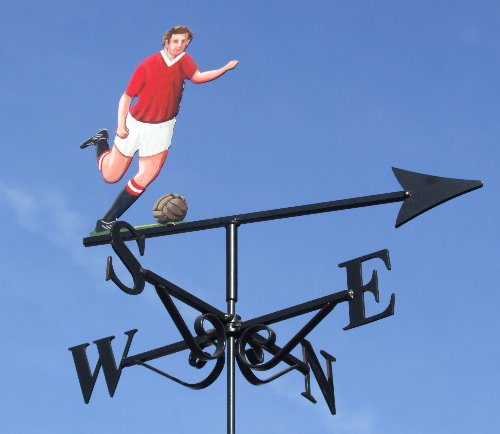 Footballer Red Artist Painted