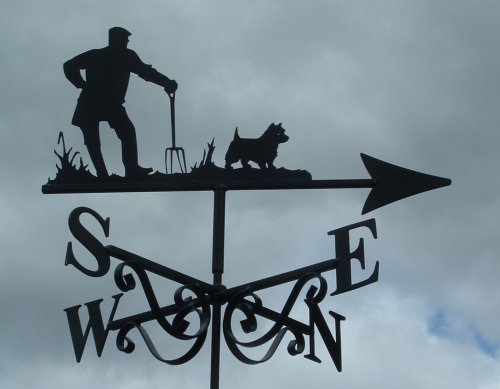 Gardener and Westie