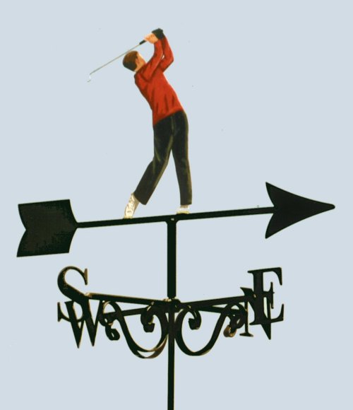 Golfer Artist Painted