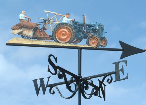 Harvest c1948 Artist Painted