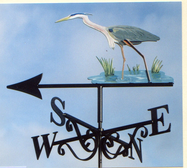 Heron Artist Painted