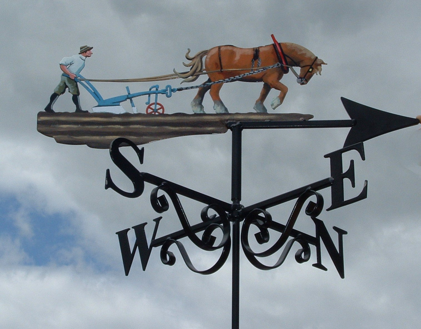 Copy of Horse (Brown) and Plough Artist Painted
