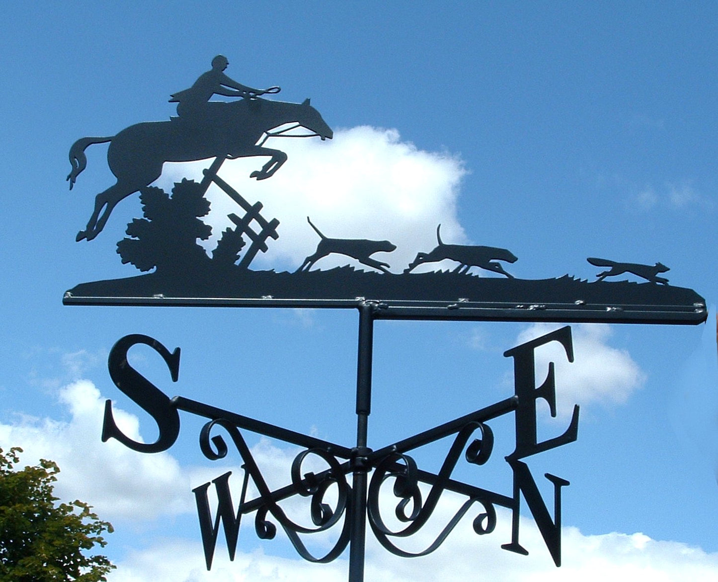 Hunting Scene Horse Jump