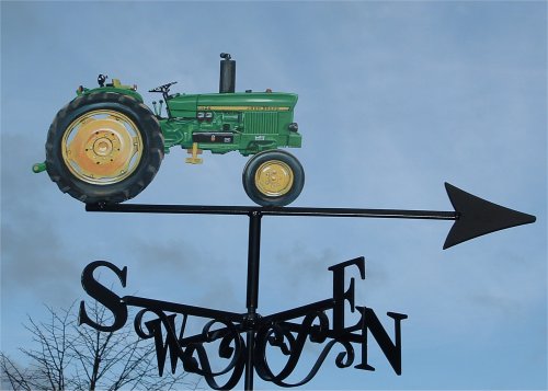 Green hand painted john Deere 1120 tractor