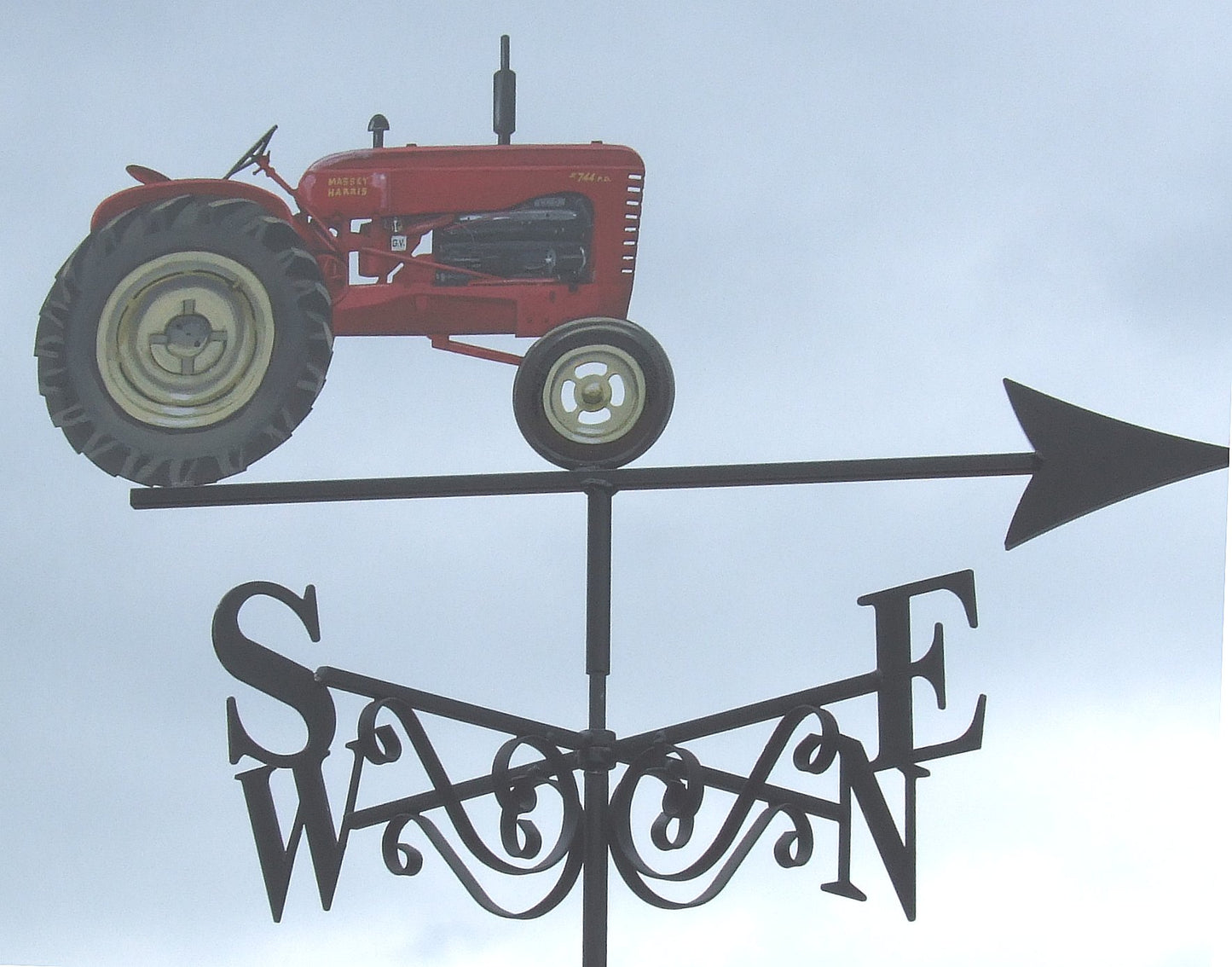 Massey Harris weather vane hand painted right