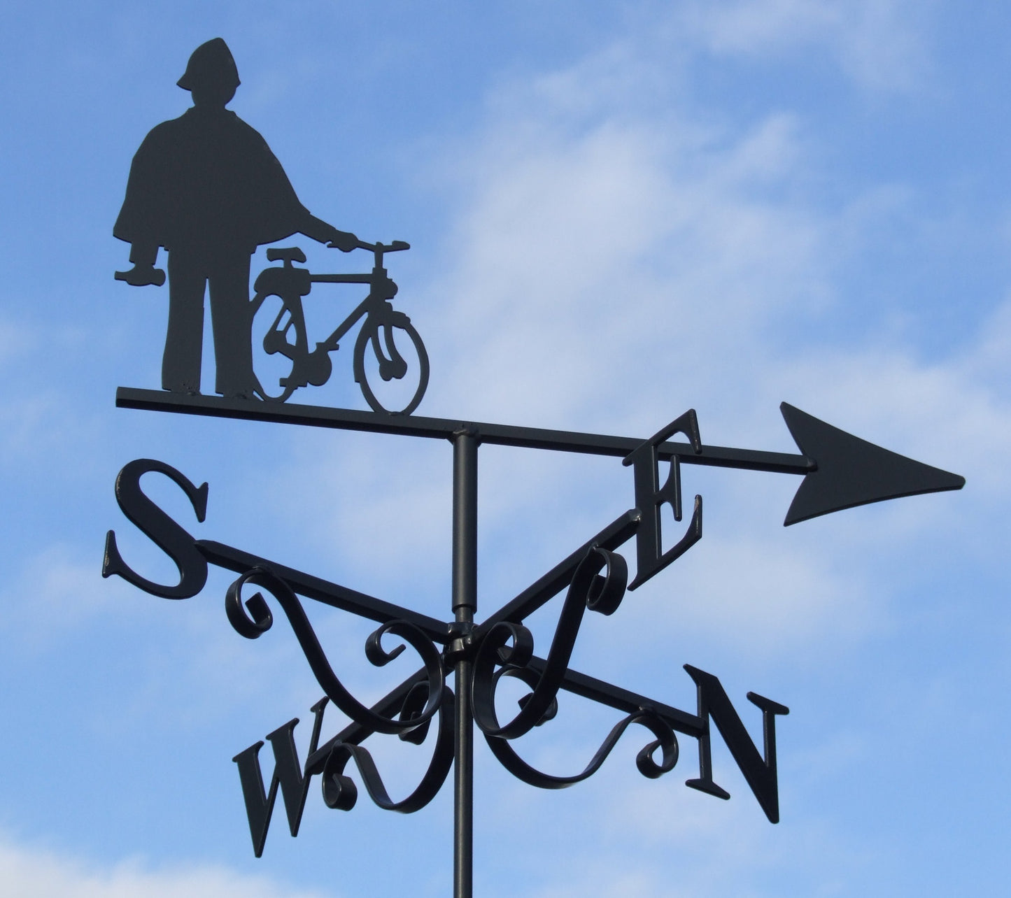 Policeman with Bicycle