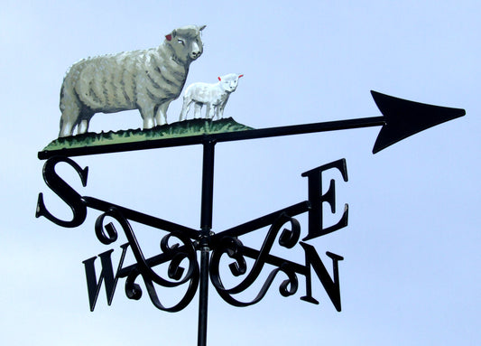 Sheep & Lamb Artist Painted