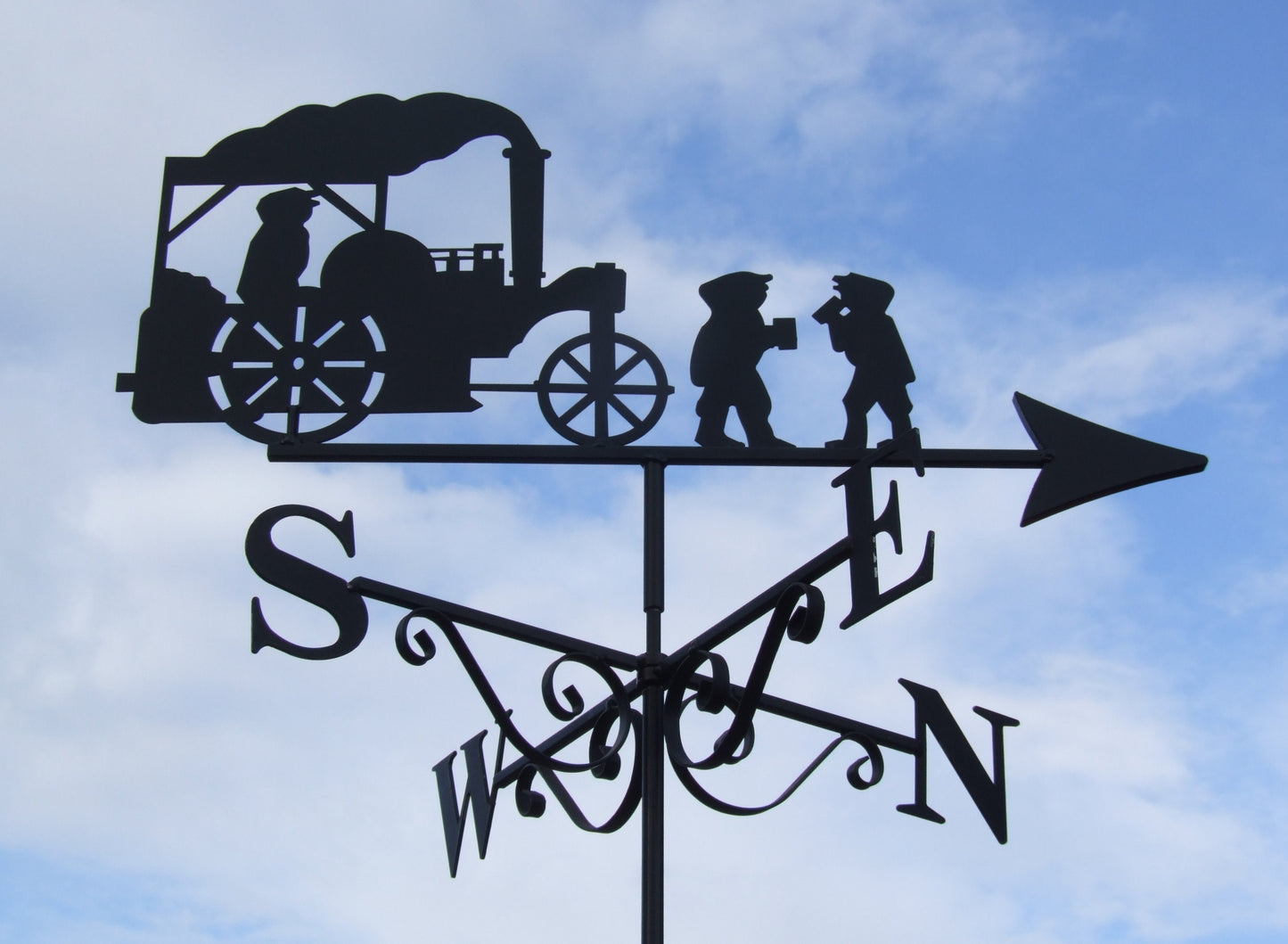 Traction Engine with Men