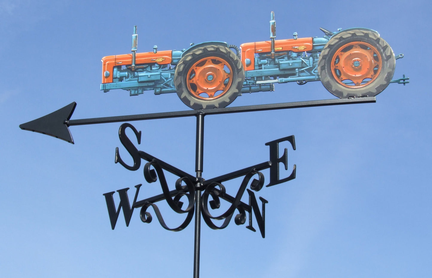 Triple d tractor weathervane left side hand painted