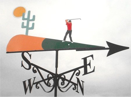 Desert springs golfing center weathervane