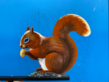 Red Squirrel Artist Painted