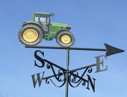 John Deere tractor 7530 weather vane hand painted right side
