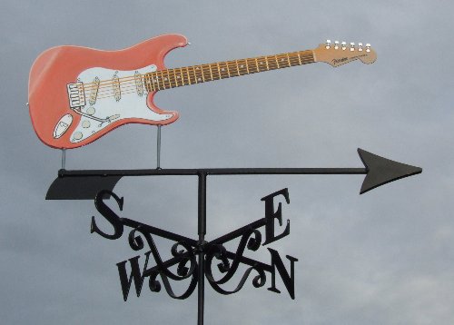 Fender Electric Guitar Red on Arrow Artist Painted