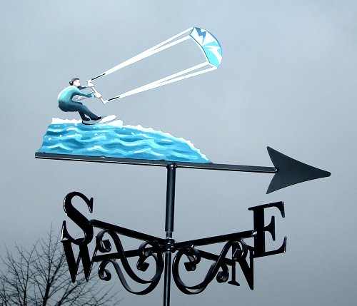 kitesurfer_painted_weathervane