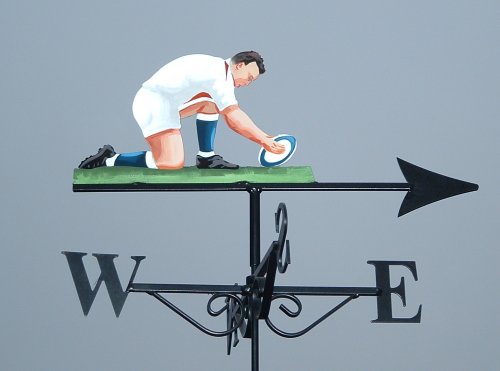 Rugby White Artist Painted